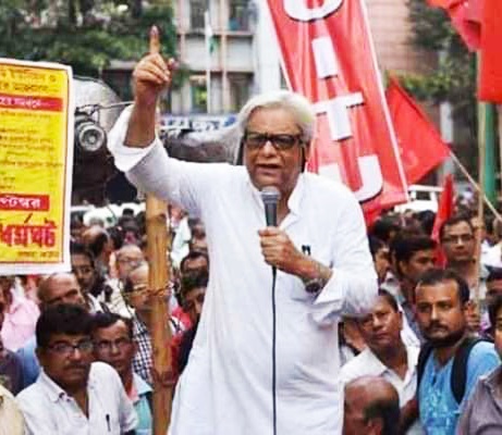 বর্ষীয়ান সিপিআই(এম) তথা সর্বভারতীয় শ্রমিক  নেতা শ্যামল চক্রবর্তীর জীবনাবসান...