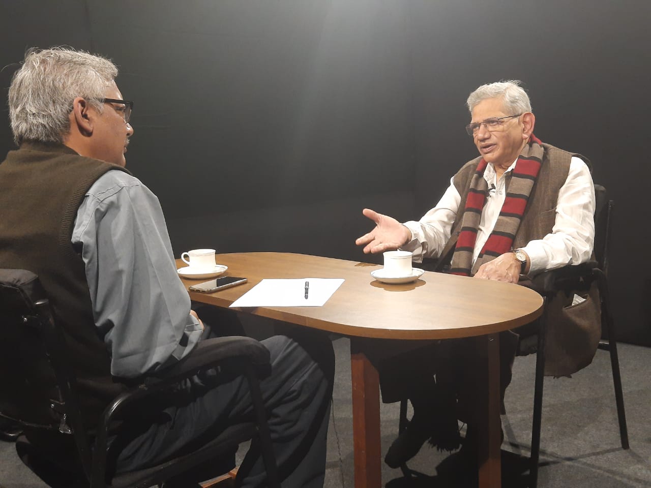 কমরেড সীতারাম ইয়েচুরির সাক্ষাতকারঃ একটি প্রতিবেদন 