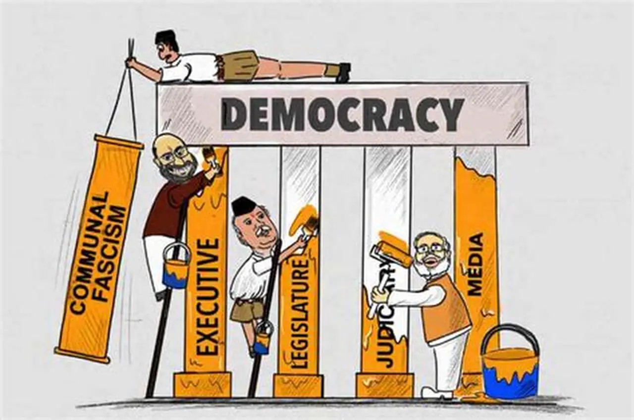 ভারতের গণতন্ত্রে নয়া-ফ্যাসিবাদী থাবা নেপথ্যে আরএসএস-বিজেপি জোট