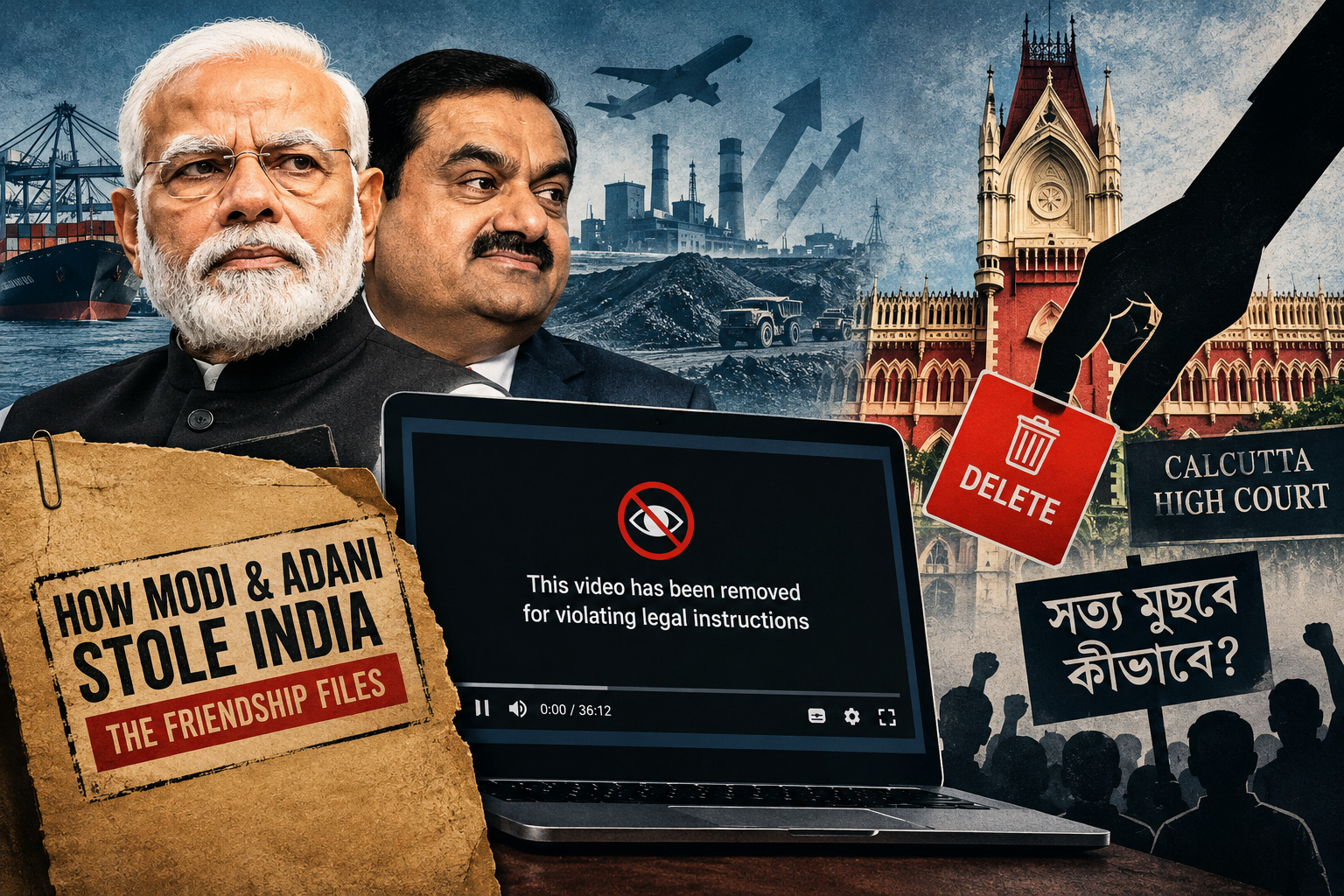 মোদি-আদানি ফাইল মুছলেই কি সত্য মুছে যাবে?